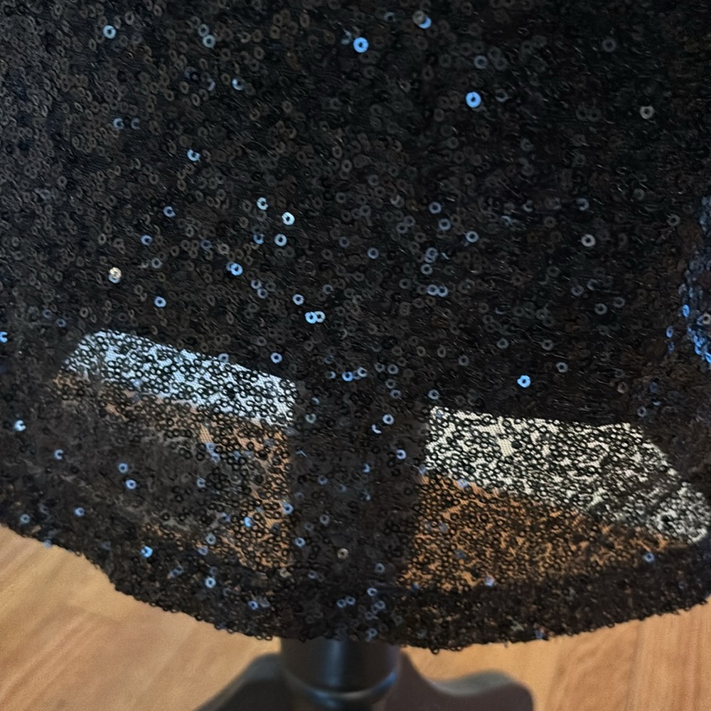 Rue 21 Black Sequin Sleeveless Dress Size M - Picture 7 of 11